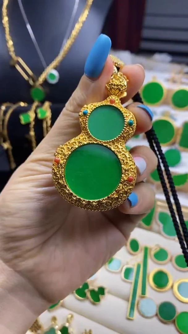 钛钢无@***张大葫芦时尚吊坠