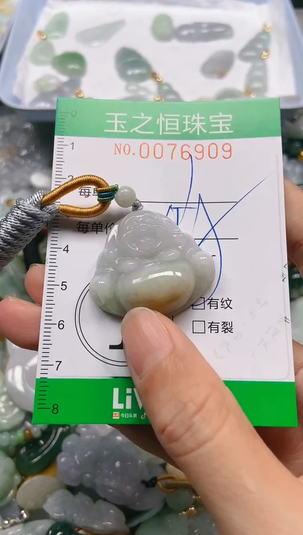 翡翠未镶嵌颈饰闪购0076909