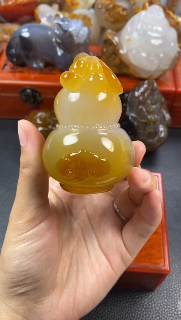 玛瑙/玉髓手把未镶嵌用****81
