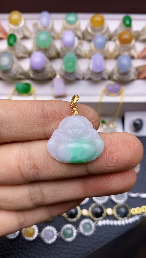 翡翠未镶嵌颈饰福利0019