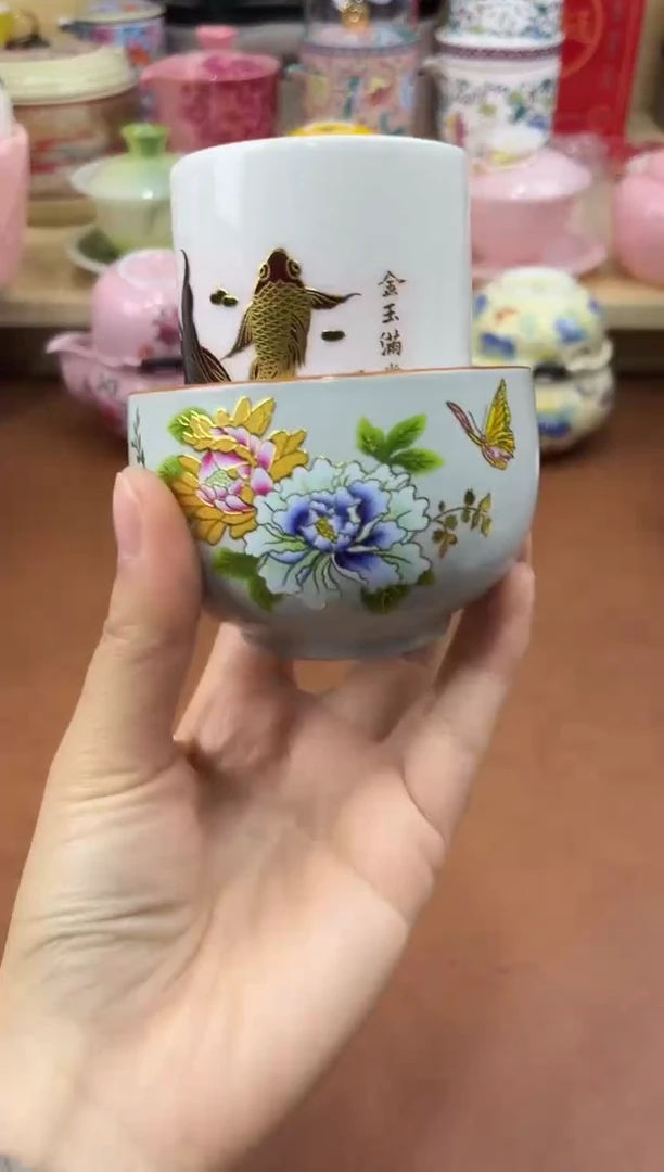 陶陶瓷茶具摆件旅行套组