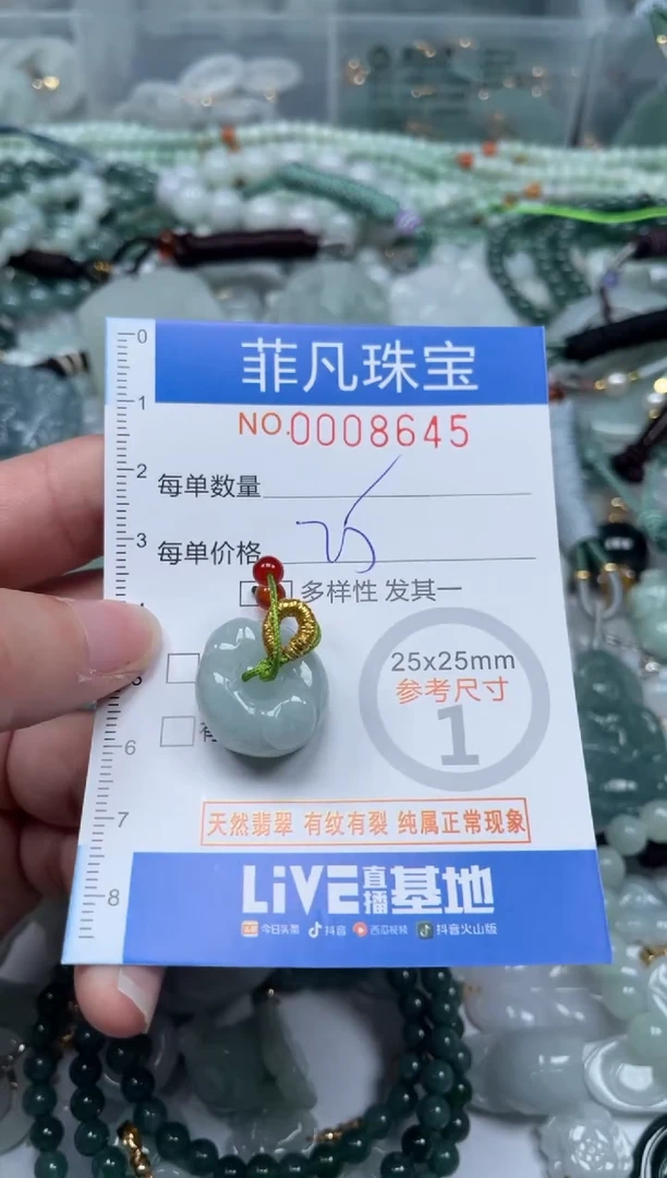 【闪购商品】翡翠颈饰未镶嵌00..8645