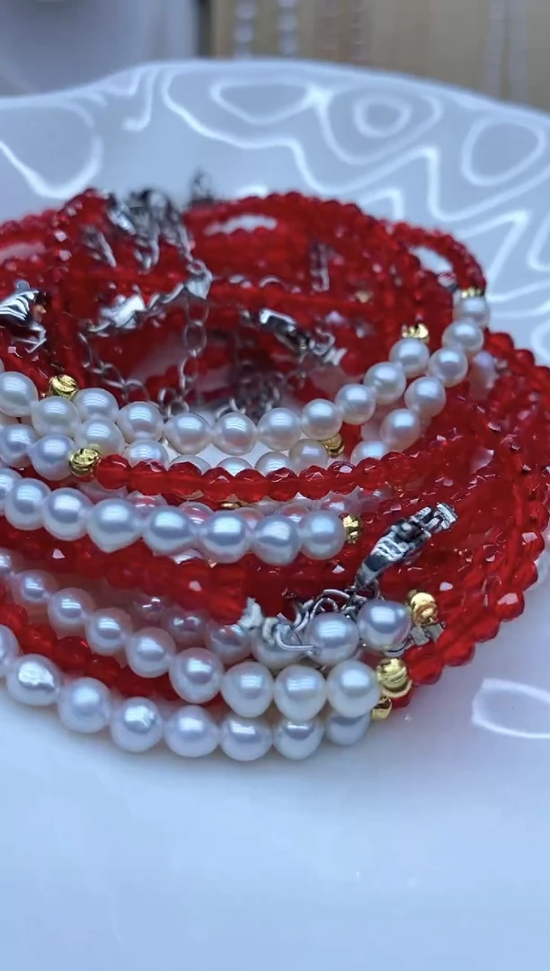 未镶嵌手链淡水珍珠手链样性发其一