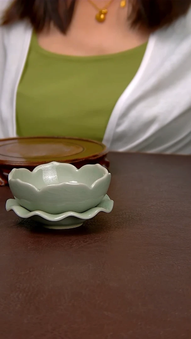 豆绿莲花茶漏不完美 简装