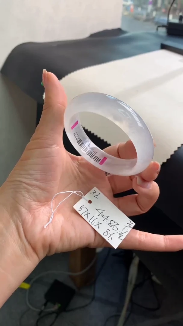 未镶嵌手镯翡翠翡翠手镯 下单联系小耳机#32 圈口57