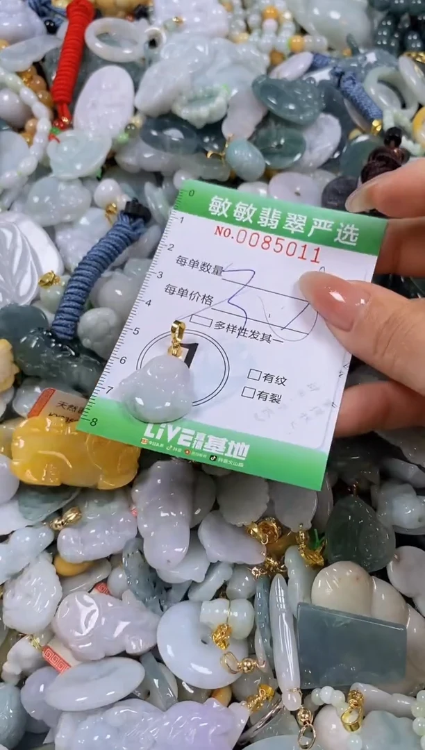 【闪购商品】翡翠颈饰未镶嵌闪购商品0085011多样性发其一