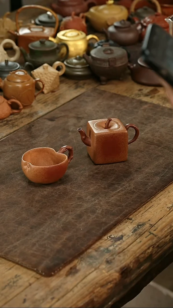 茶壶紫砂苹果套组