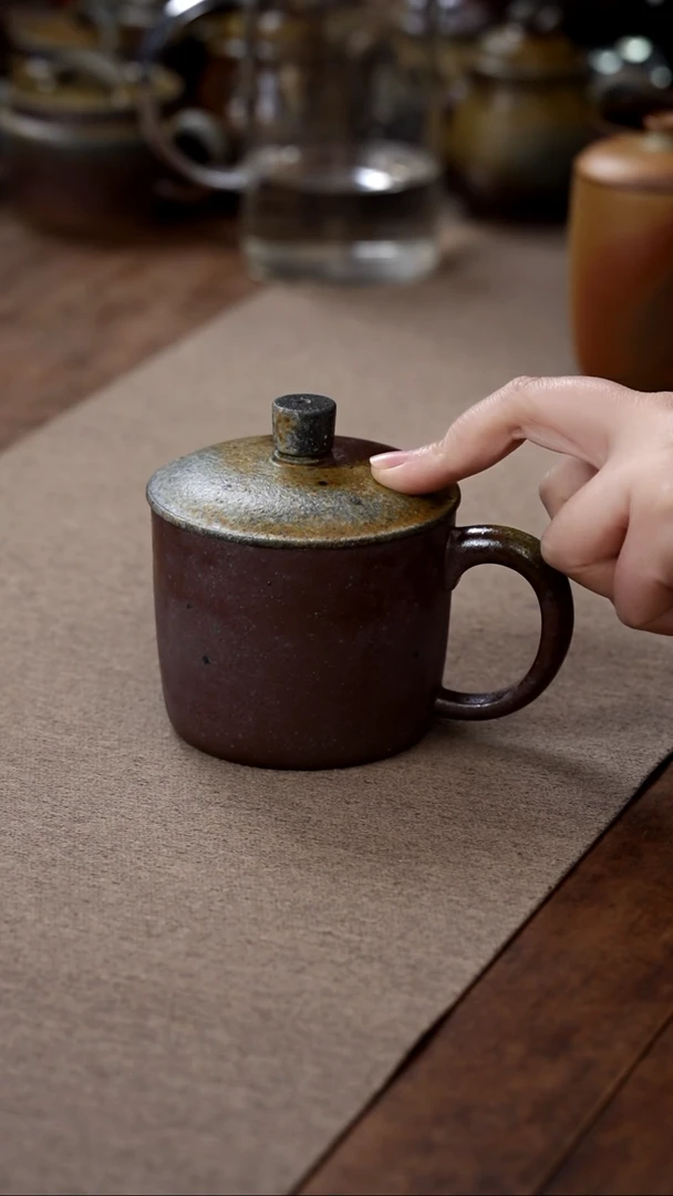 茶壶紫砂柴烧无为盖杯
