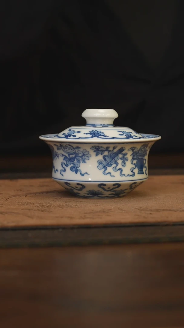 杯柴窑青花破价福利