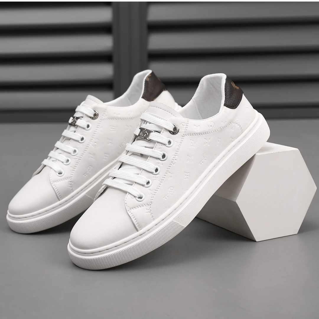 2188~小白鞋2025新款韩版潮流百搭真皮男鞋低帮板鞋时尚休闲鞋