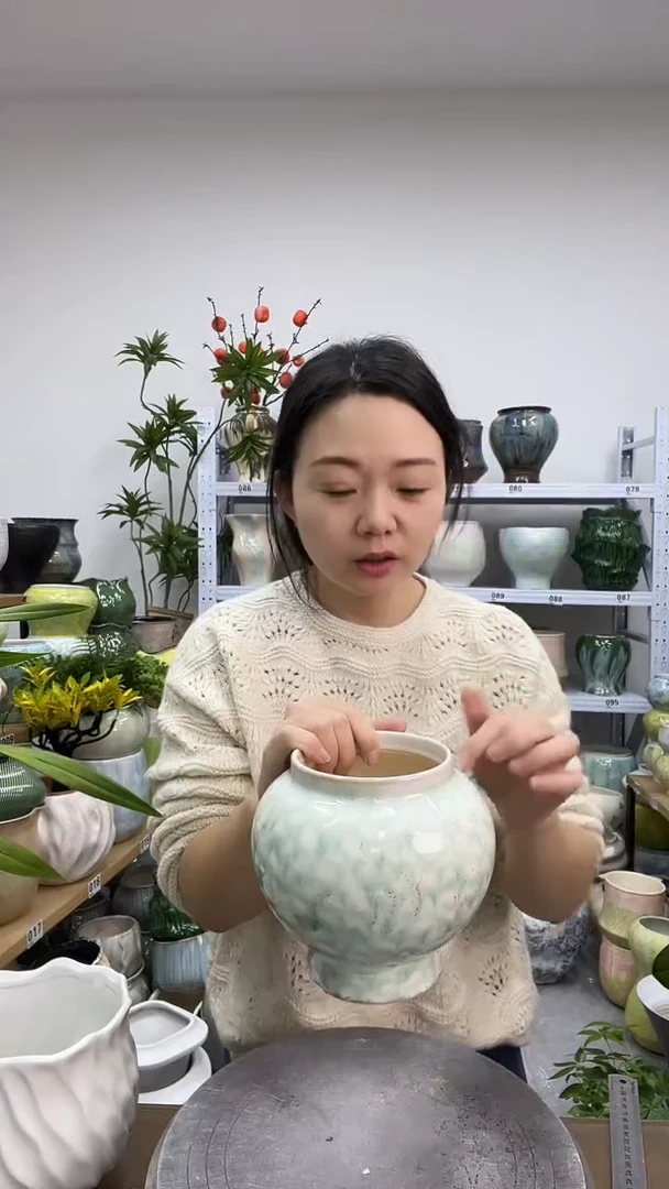 11.26陶瓷花盆直播链接高16.  口  11