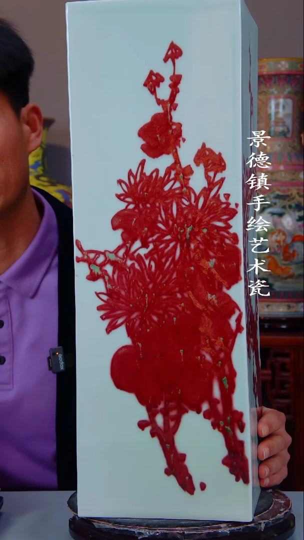摆件陶瓷景德镇手工手绘陶瓷摆件39