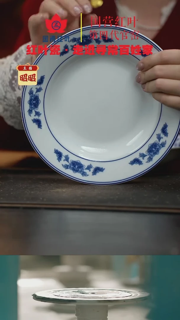 陶瓷1个正价8英寸清游汤盘-天香翡翠