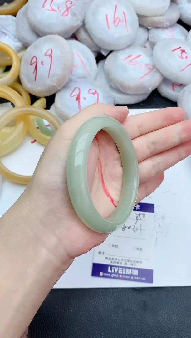 未镶嵌手镯石英质玉250+60/61