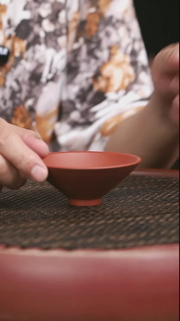 茶壶紫砂小红泥斗笠杯100CC