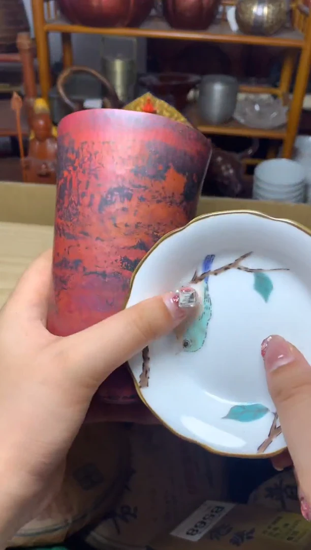 紫砂盖碗瓷器默认微瑕瓷器