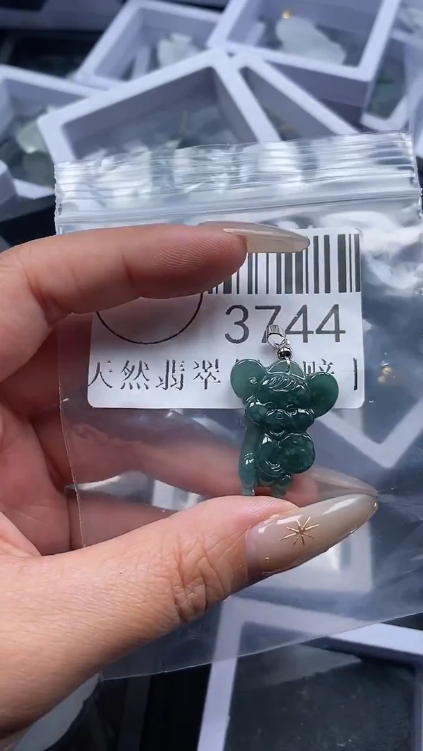 颈饰未镶嵌翡翠3744