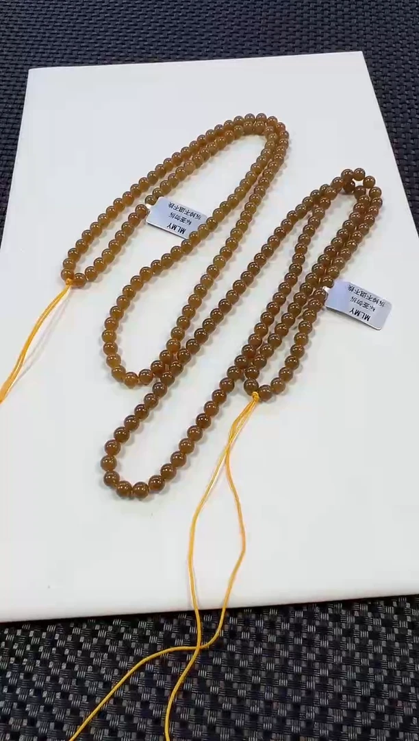 【闪购商品】和田玉项链未镶嵌糖料约6mm+（多样性发一件）