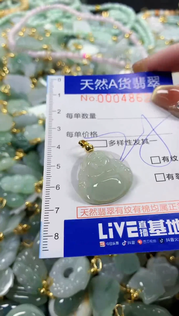 颈饰未镶嵌翡翠天然A货翡翠
