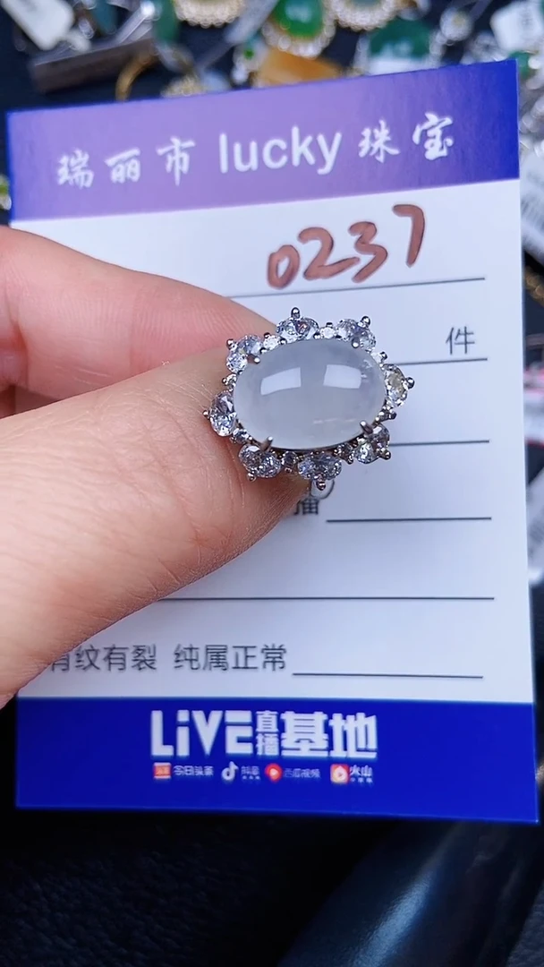 颈饰银S925镶嵌翡翠0237