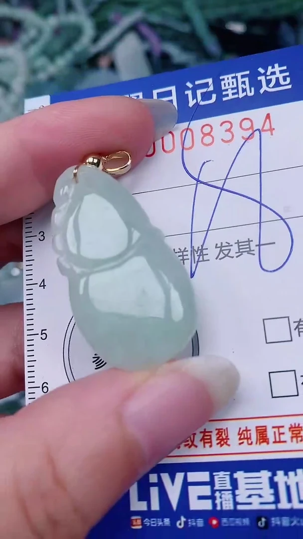 翡翠未镶嵌颈饰00008394