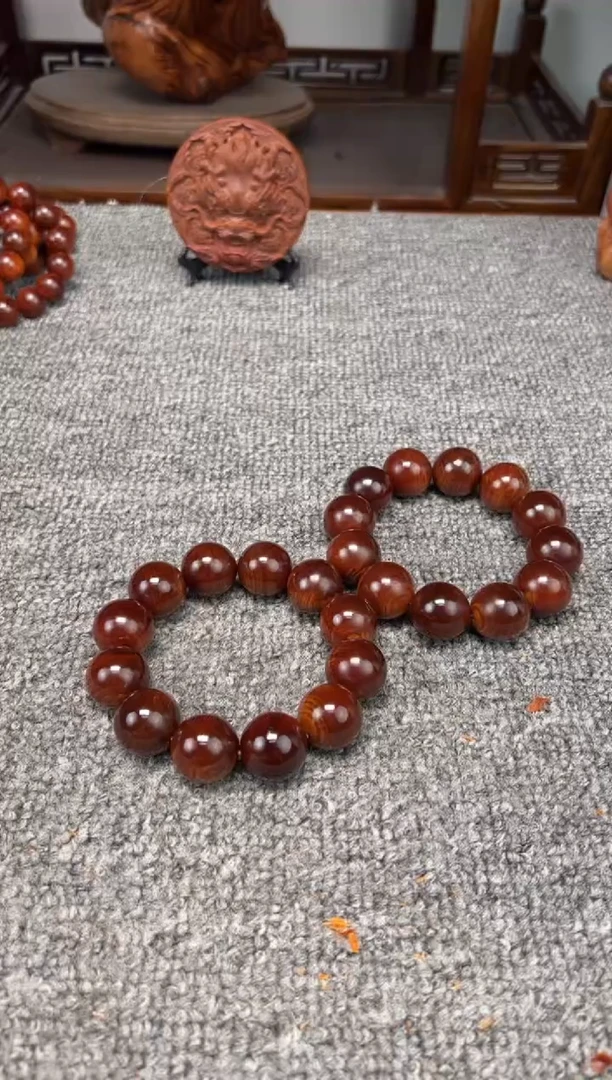 柏木（崖柏）2.0圆珠黑金骨坨坨料 瓷化料 香味浓郁