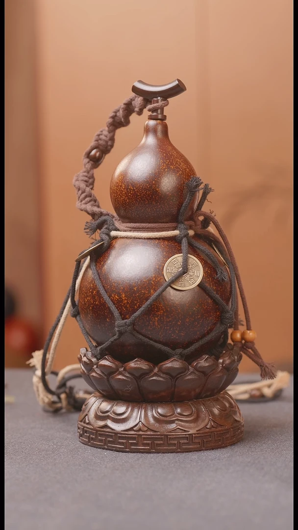 671号链接精品大漆葫芦现货现发[一物一拍]不包含莲花底座