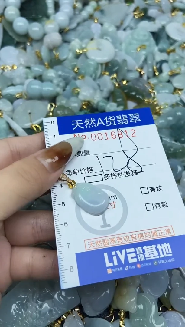 【闪购商品】翡翠颈饰未镶嵌天然A货翡翠