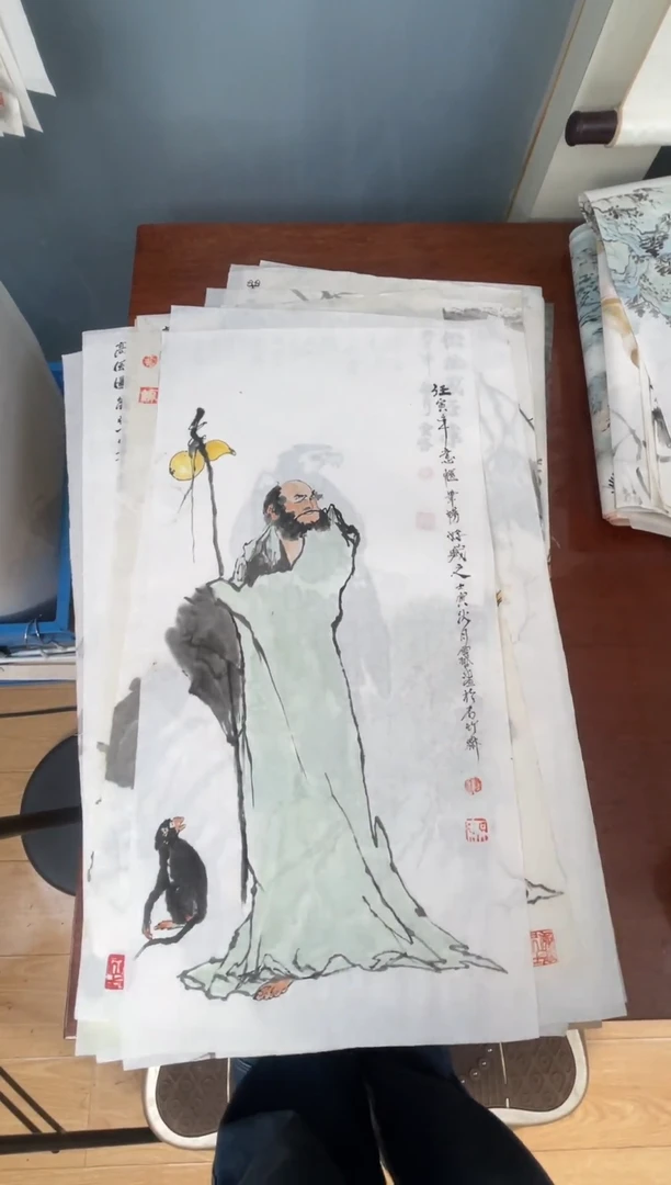国画国画山水花鸟作品