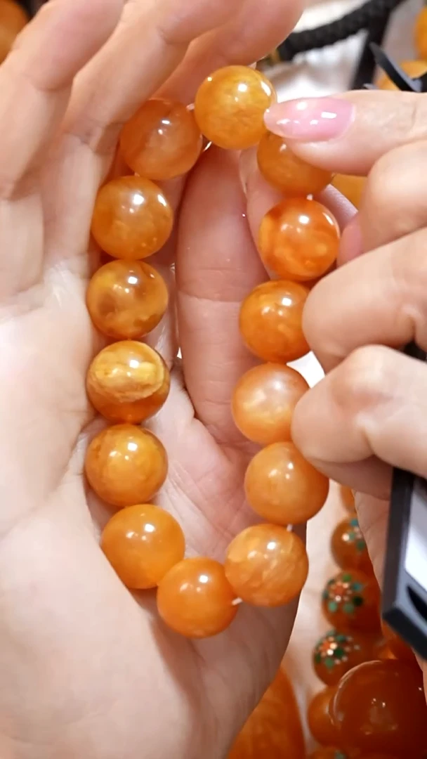 蜜蜡颈饰未镶嵌7697天然蜜蜡珠宝奇石云端妖孽全部保真