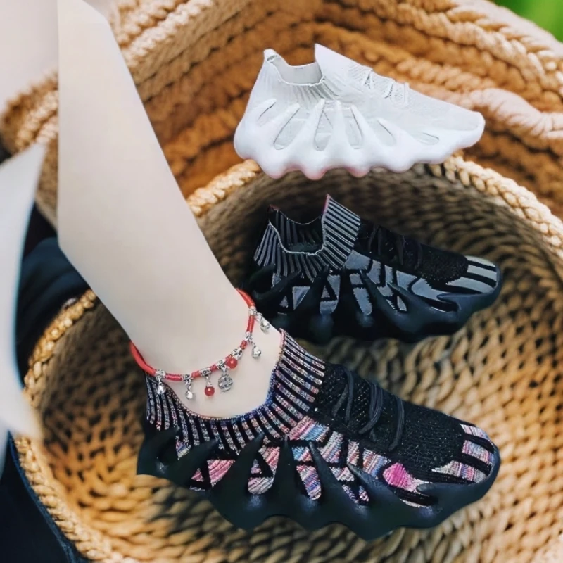 跑步鞋女款网鞋女爆款2025新款女旅游练车科二练车粉色鞋登山鞋