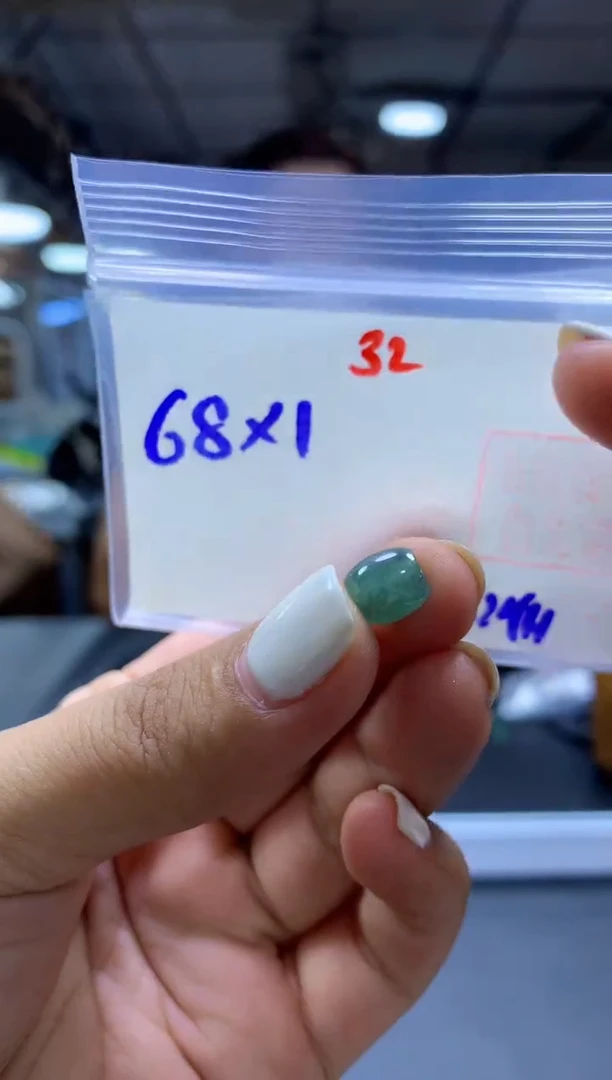 未镶嵌定制翡翠桶珠#68元-毛货需精细抛光