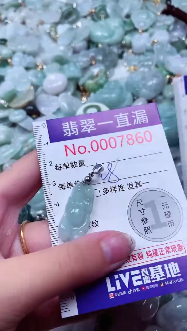 吊坠(不含链)未镶嵌翡翠7860