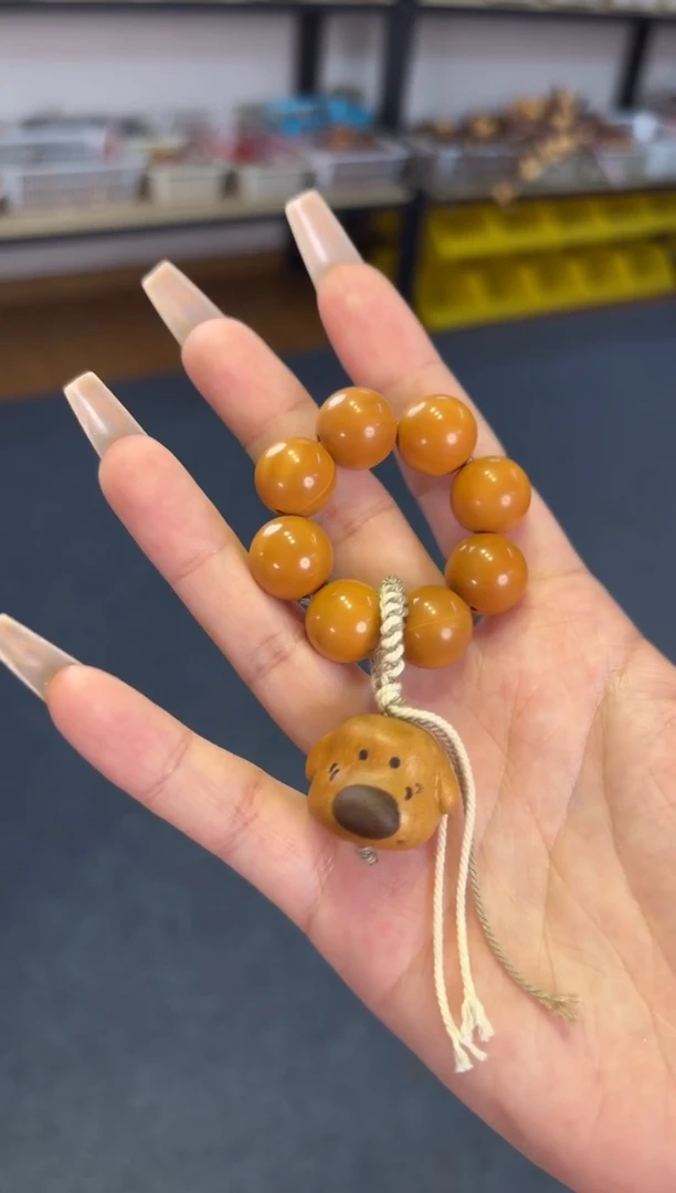 吊坠菩提根/象牙果    15mm猴头【富贵】手捻