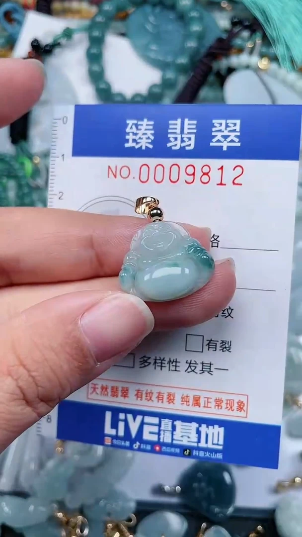 颈饰未镶嵌翡翠.0009812