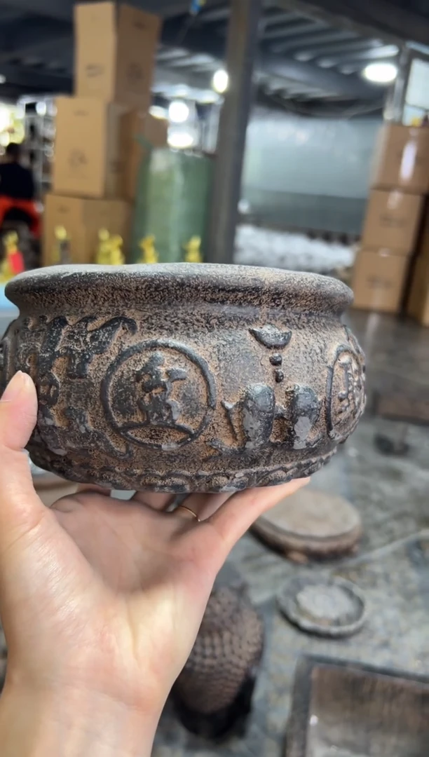 陶土【火山泥】聚宝盆