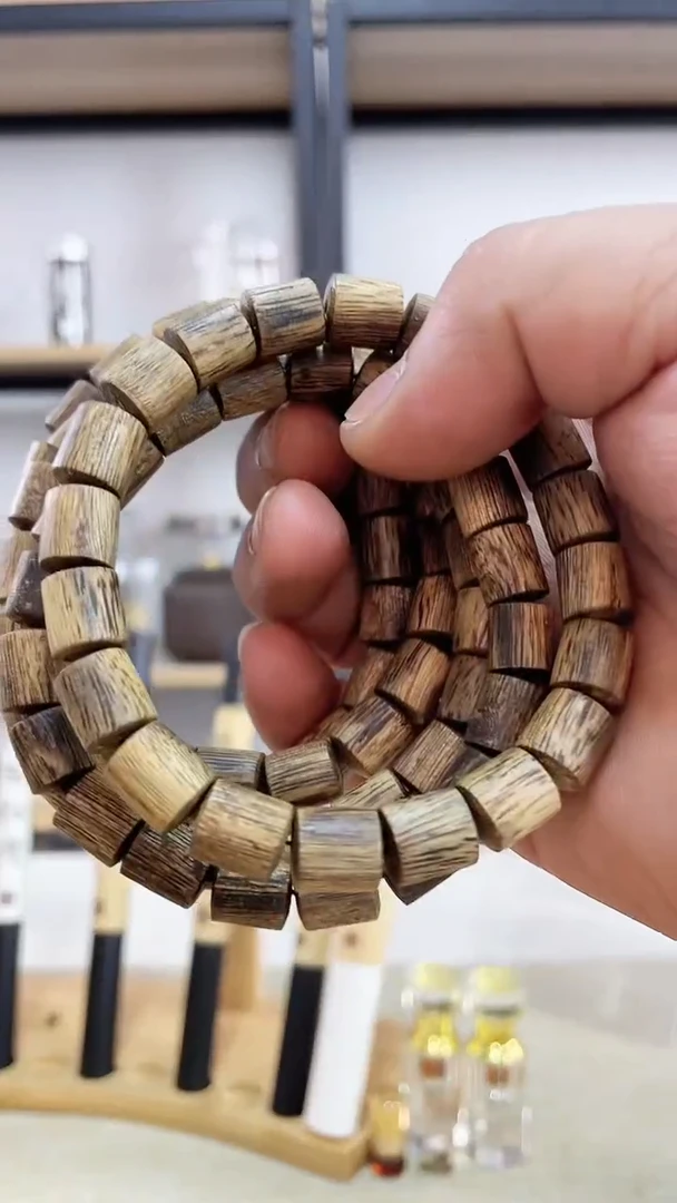 【闪购商品】沉香手串沉香单圈手串9克+多样性发其一