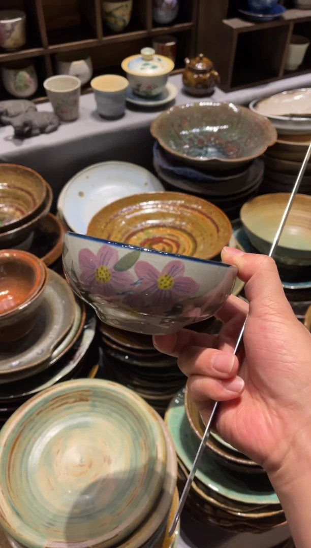 【闪购商品】瓷片921手绘桃花小碗1个