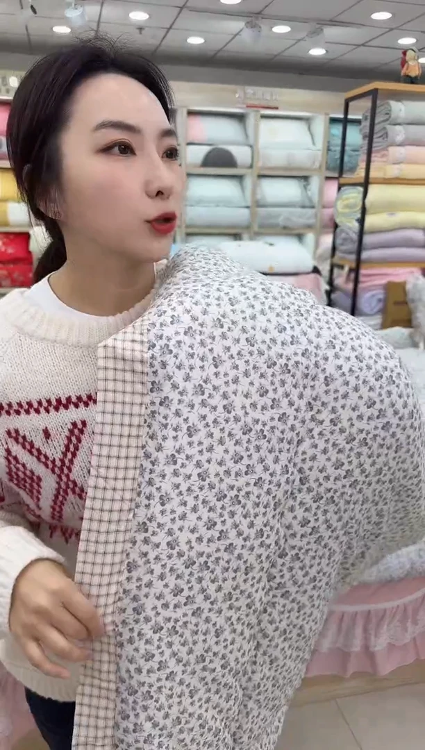 棉60支春秋被 1.5*2.0 小紫花