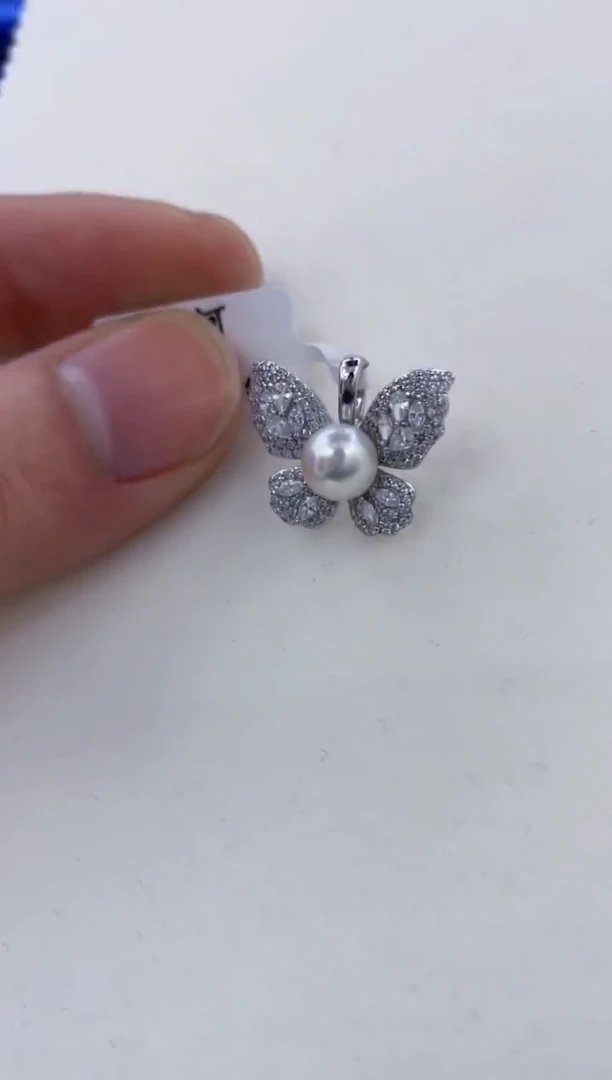 颈饰银S925镶嵌海水珍珠