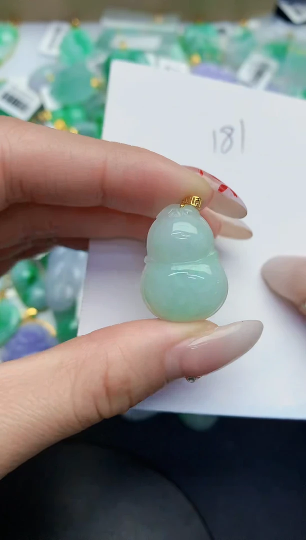 【闪购商品】翡翠颈饰18K金镶嵌00000000000