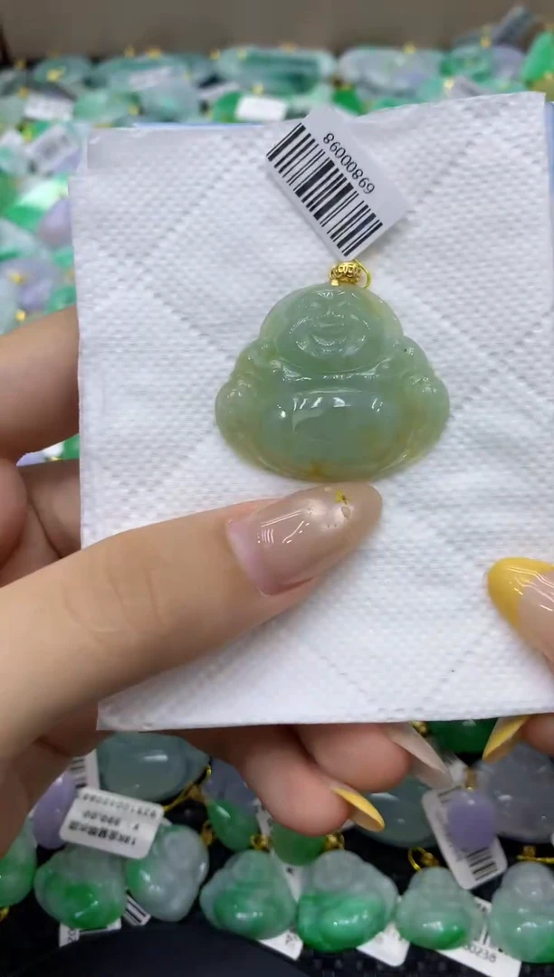 颈饰未镶嵌翡翠天然缅甸翡翠A货