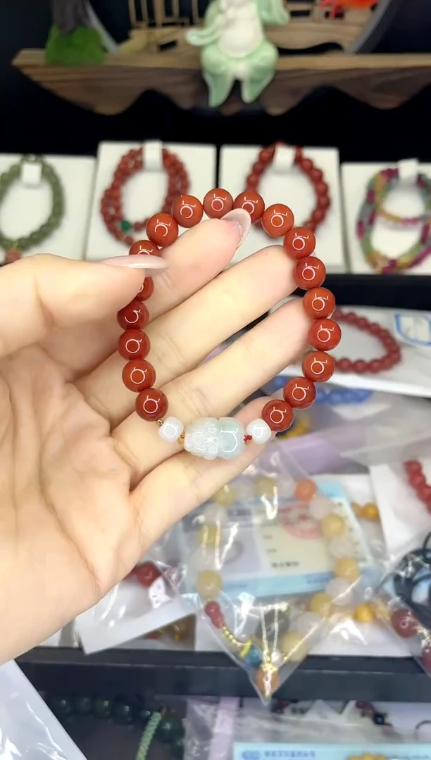 【闪购商品】南红玛瑙手链合金手链