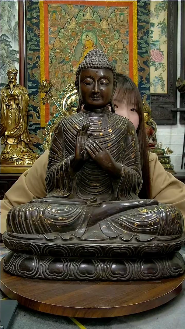 【闪购商品】释迦牟尼铜像造像收藏造像