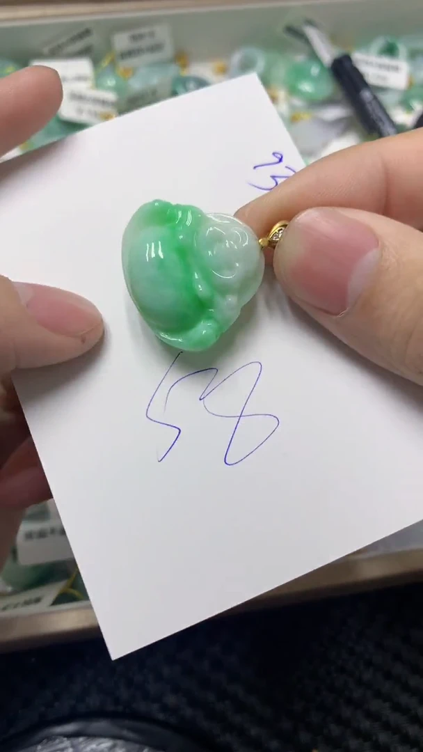 颈饰未镶嵌翡翠缅甸A货翡翠