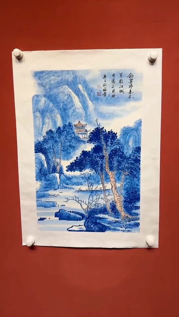 国画国画湖社画会/谢福堂-11-12-50