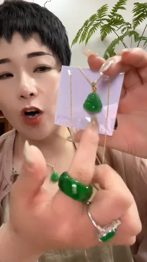 翡翠未镶嵌颈饰260