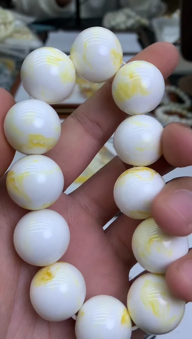 蜜蜡颈饰未镶嵌YY29【偶得珠宝严选】琥珀蜜蜡手串