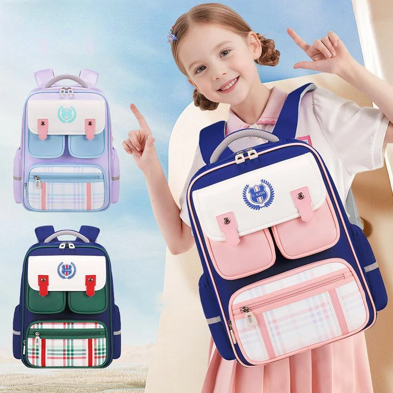2025新款高颜值小学生书包男女孩减负双肩包儿童背包防泼水大容量