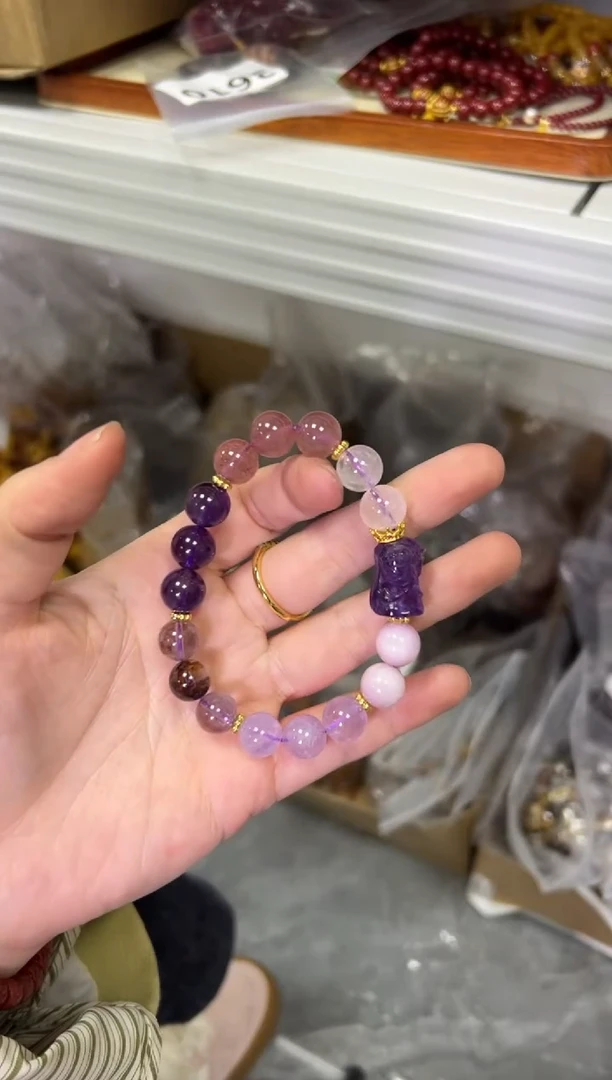 【闪购商品】水晶手链未镶嵌紫水晶扎基多宝款手链[3566]